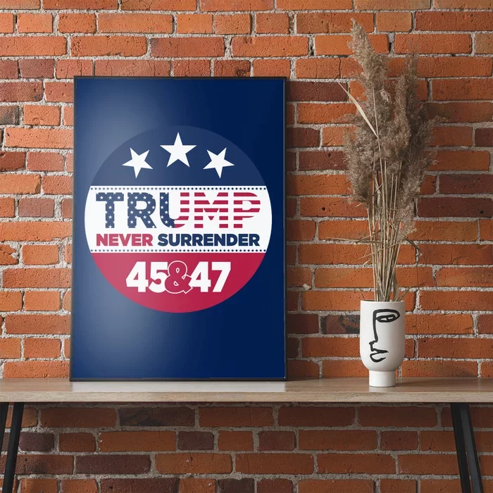 Pro Trump Never Surrender Vote Election 2024 Poster