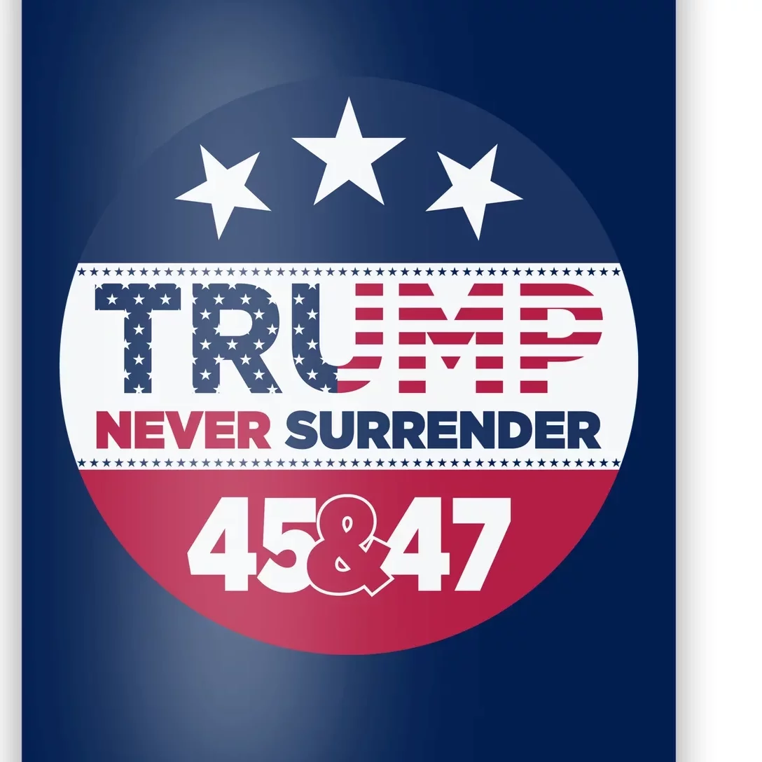 Pro Trump Never Surrender Vote Election 2024 Poster