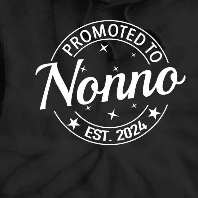 Promoted To Nonno 2024 Soon To Be Pregnancy Baby Reveal Tie Dye Hoodie