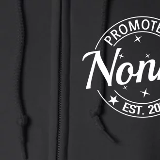 Promoted To Nonno 2024 Soon To Be Pregnancy Baby Reveal Full Zip Hoodie