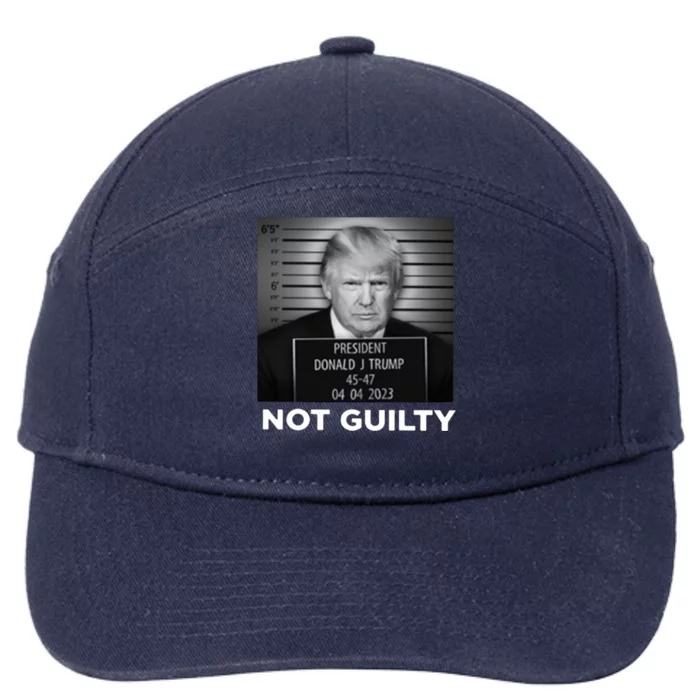 President Trump Not Guilty 7-Panel Snapback Hat