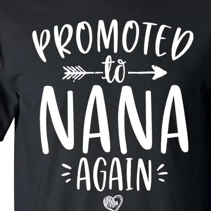 Promoted To Nana Again New Mimi Granny To Be Gigi Grandma Tall T-Shirt