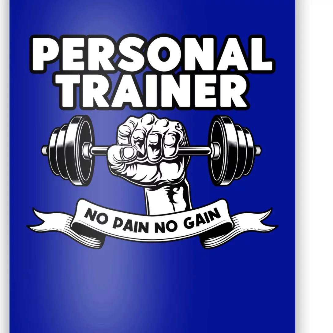 Personal Trainer No Pain No Gain Bodybuilding Coach Cute Gift Poster