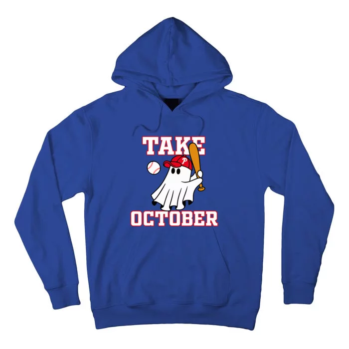 Philly Take October Philadelphia Ghost Baseball Tall Hoodie