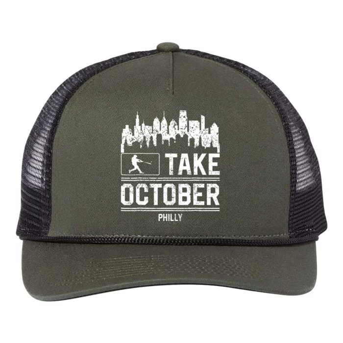 Philly Take October Philadelphia Retro Rope Trucker Hat Cap