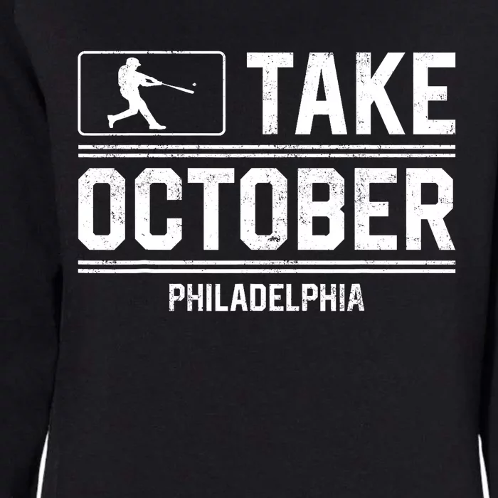 Philly_ Take October Philadelphia Womens California Wash Sweatshirt