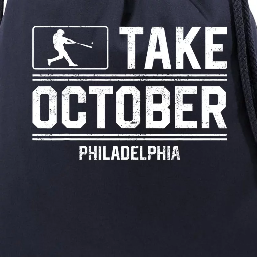 Philly_ Take October Philadelphia Drawstring Bag