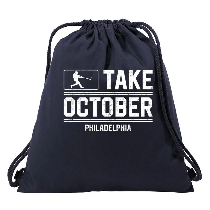 Philly_ Take October Philadelphia Drawstring Bag