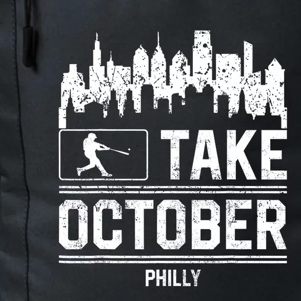 Philly_ Take October Philadelphia Fan Baseball Lovers Daily Commute Backpack