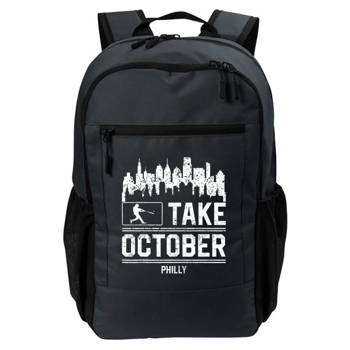 Philly_ Take October Philadelphia Fan Baseball Lovers Daily Commute Backpack