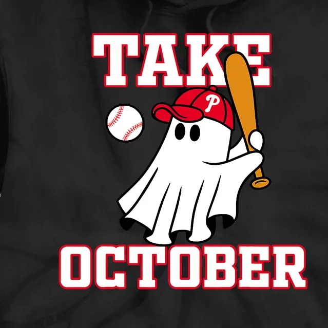 Philly_ Take October Philadelphia Ghost Baseball Tie Dye Hoodie