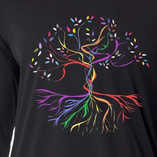 Pride Tree Of Life Cooling Performance Long Sleeve Crew