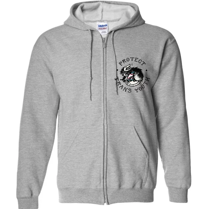 Protect Tran Opossum Support Full Zip Hoodie