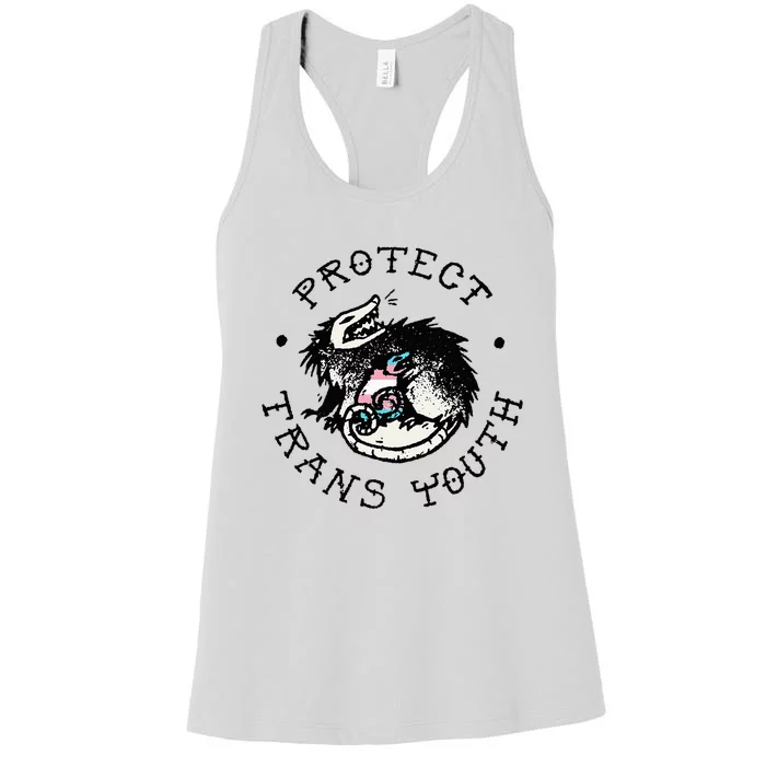 Protect Tran Opossum Support Women's Racerback Tank