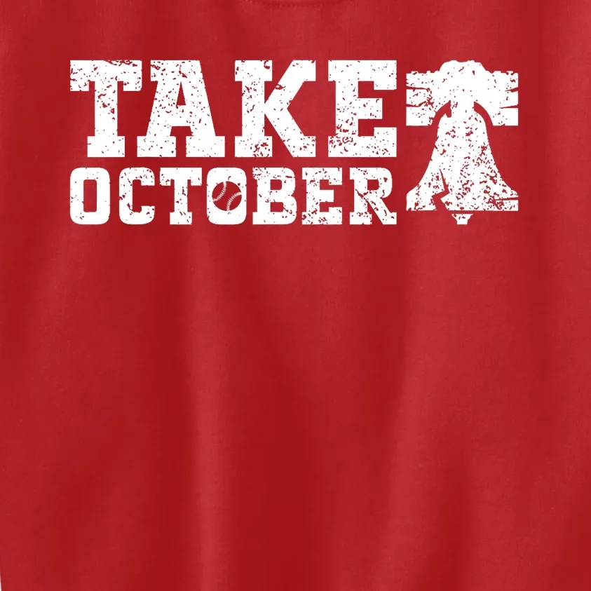 Philly_ Take October Philadelphia Trending Design Kids Sweatshirt