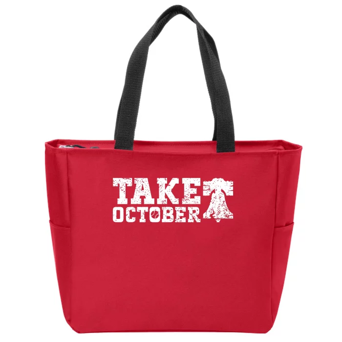 Philly_ Take October Philadelphia Trending Design Zip Tote Bag