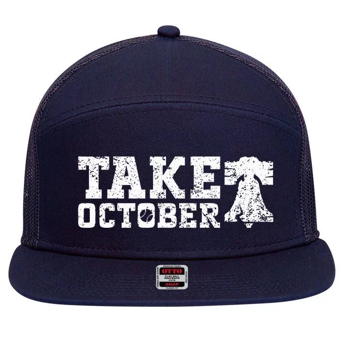 Philly Take October Philadelphia 7 Panel Mesh Trucker Snapback Hat