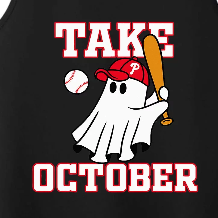 Philly Take October Philadelphia Ghost Baseball Performance Tank