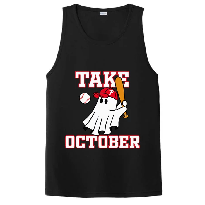 Philly Take October Philadelphia Ghost Baseball Performance Tank