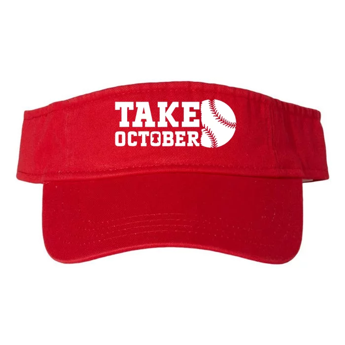 Philly_ Take October Philadelphia Basaball Fan Valucap Bio-Washed Visor