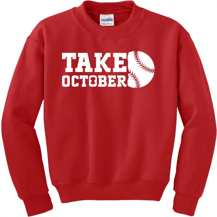 Philly_ Take October Philadelphia Basaball Fan Kids Sweatshirt