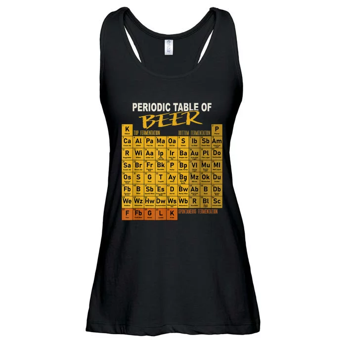 Periodic Table Of Beer Craft Beer Style Brewery Ladies Essential Flowy Tank