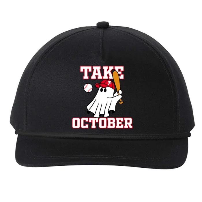 Philly_ Take October Philadelphia Ghost Baseball Snapback Five-Panel Rope Hat