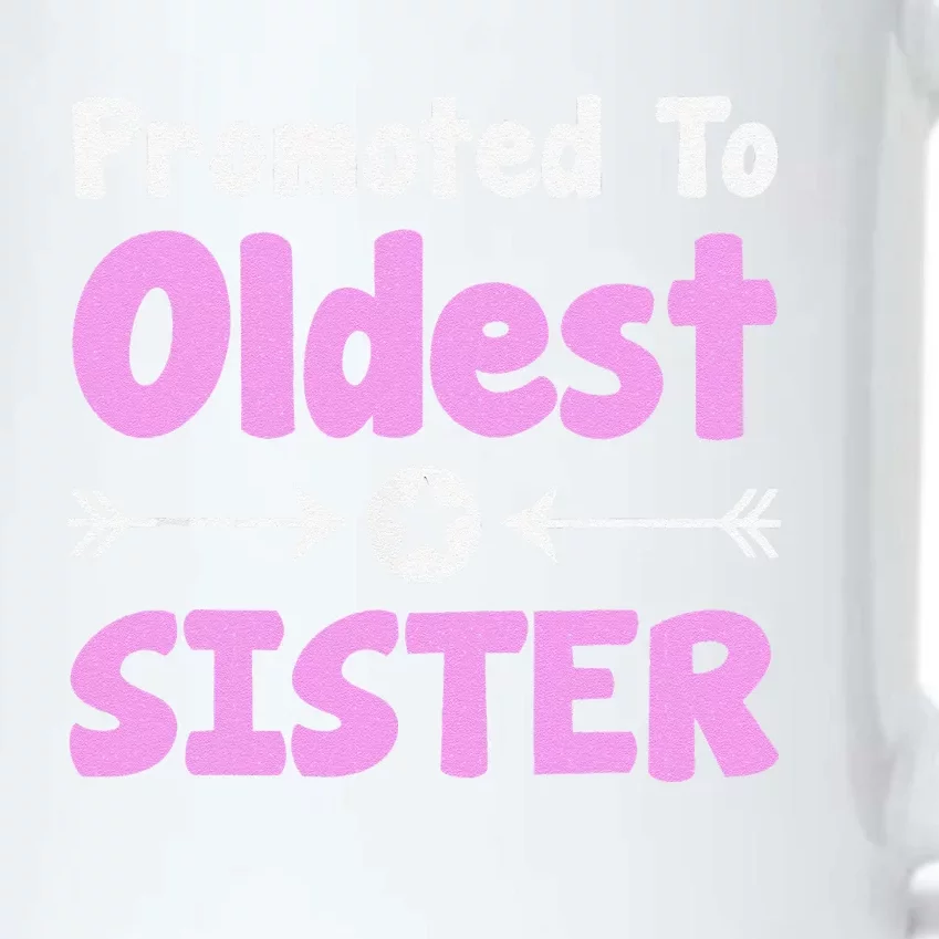 Promoted To Oldest Sister Older Sister Mother's Day Black Color Changing Mug