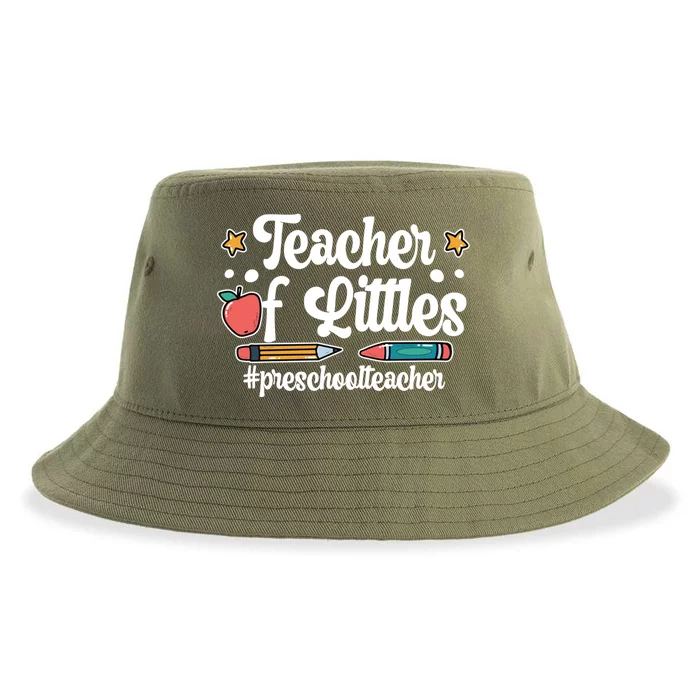 PreK Teacher Of Littles Preschool Teacher Gift Sustainable Bucket Hat