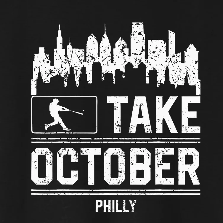 Philly Take October Philadelphia Women's Crop Top Tee