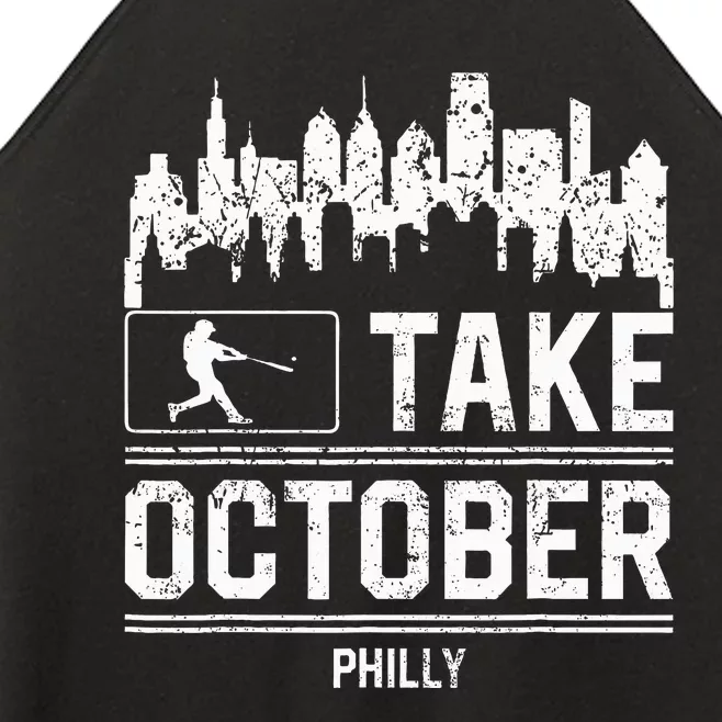 Philly Take October Philadelphia Women’s Perfect Tri Rocker Tank