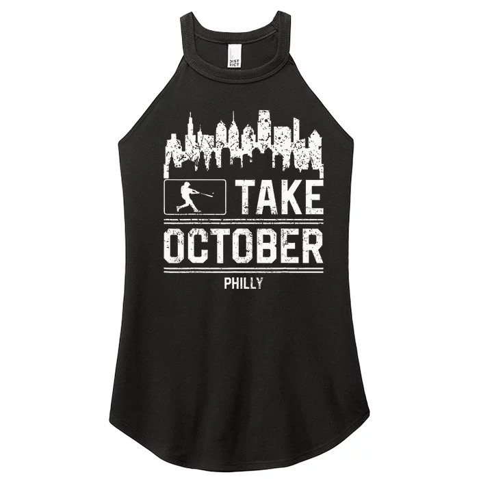 Philly Take October Philadelphia Women’s Perfect Tri Rocker Tank