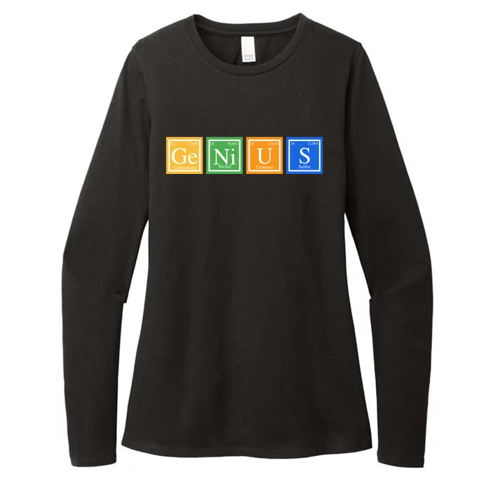 Periodic Table Of Elements Womens CVC Long Sleeve Shirt