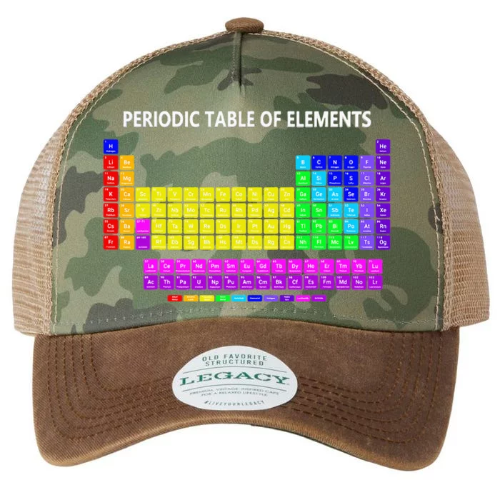 Periodic Table Of The Elements Chemists Nerd Chemistry Lover Legacy Tie Dye Trucker Hat