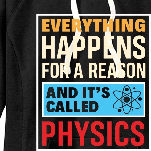 Physics Teacher Physicist Science Lover Physics Cute Gift Women's Fleece Hoodie