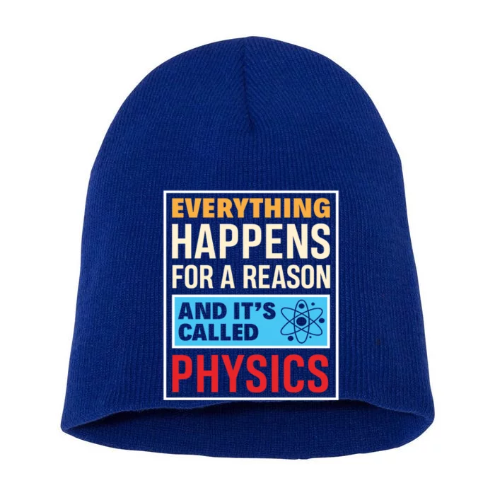 Physics Teacher Physicist Science Lover Physics Cute Gift Short Acrylic Beanie