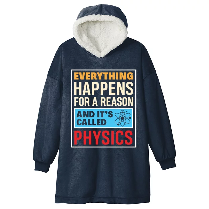 Physics Teacher Physicist Science Lover Physics Cute Gift Hooded Wearable Blanket