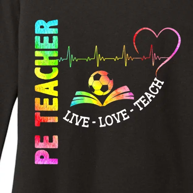 PE Teacher Phys Ed Cute Physical Education Teacher Womens CVC Long Sleeve Shirt