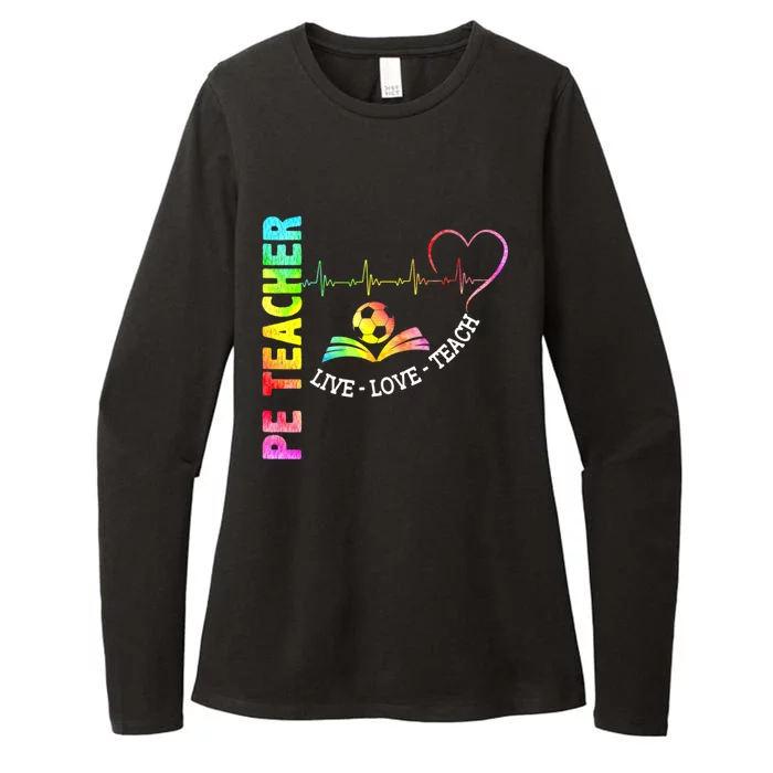 PE Teacher Phys Ed Cute Physical Education Teacher Womens CVC Long Sleeve Shirt