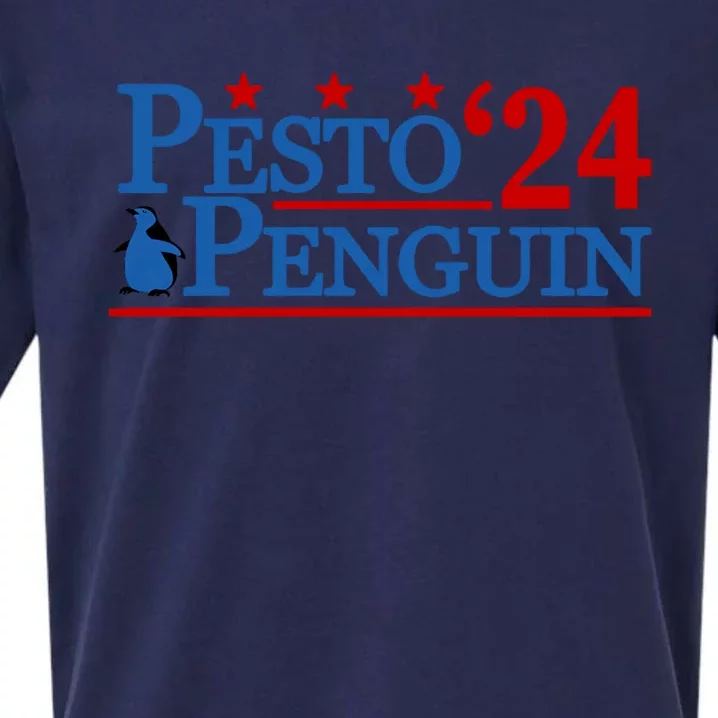 Pesto The Penguin Bird Meme 2024 Trending Pesto Sueded Cloud Jersey T-Shirt