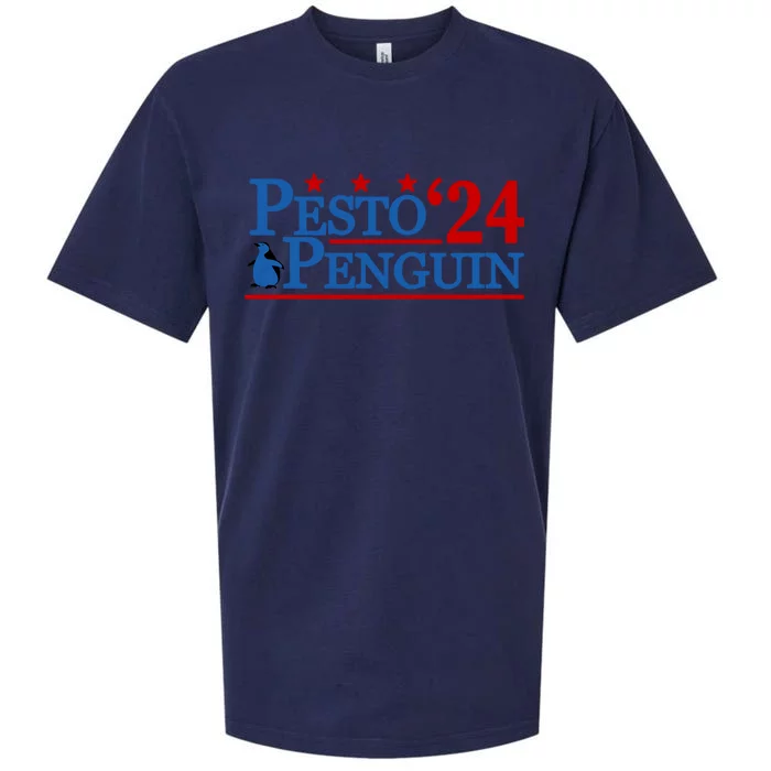 Pesto The Penguin Bird Meme 2024 Trending Pesto Sueded Cloud Jersey T-Shirt