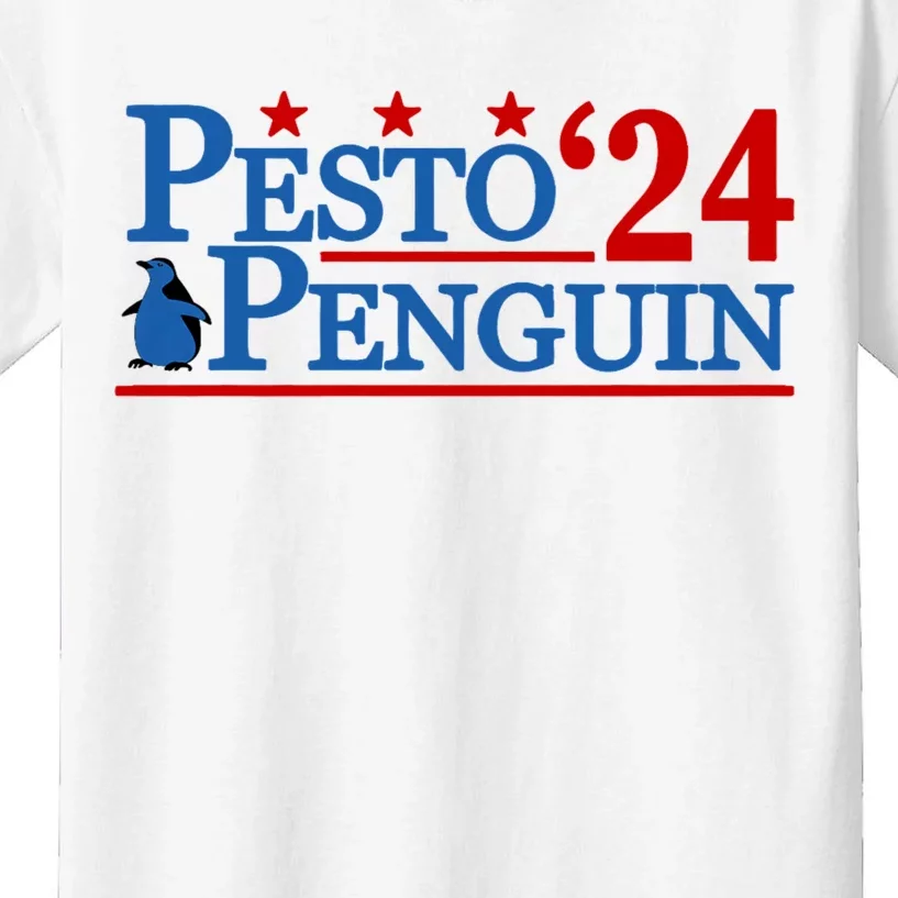 Pesto The Penguin Bird Meme 2024 Trending Pesto Kids T-Shirt