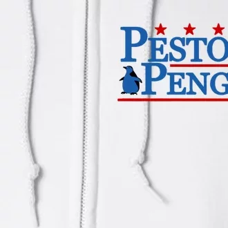 Pesto The Penguin Bird Meme 2024 Trending Pesto Full Zip Hoodie