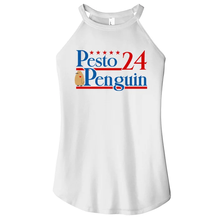 Pesto The Penguin Bird Meme 2024 Trending Pesto Women’s Perfect Tri Rocker Tank