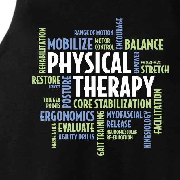 Physical Therapy Ladies Tri-Blend Wicking Tank