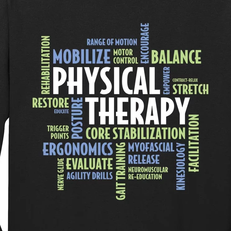 Physical Therapy Tall Long Sleeve T-Shirt