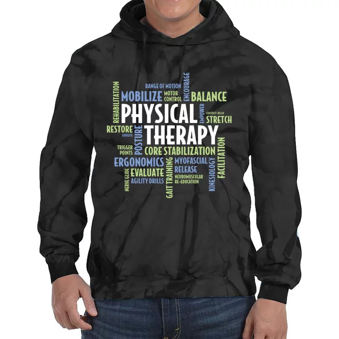 Physical Therapy Tie Dye Hoodie