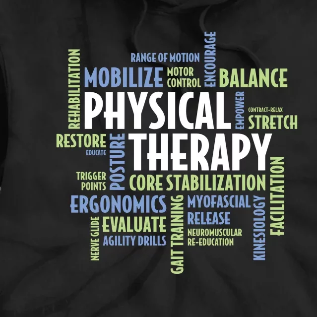 Physical Therapy Tie Dye Hoodie