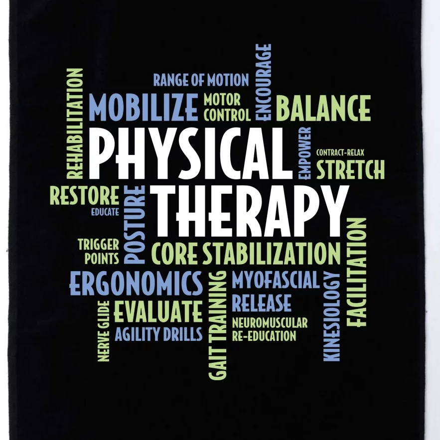 Physical Therapy Platinum Collection Golf Towel