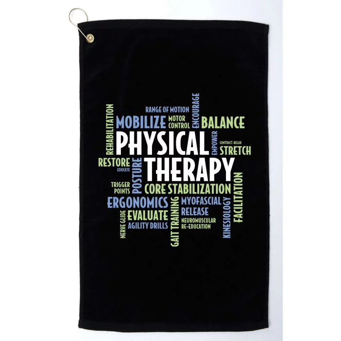 Physical Therapy Platinum Collection Golf Towel